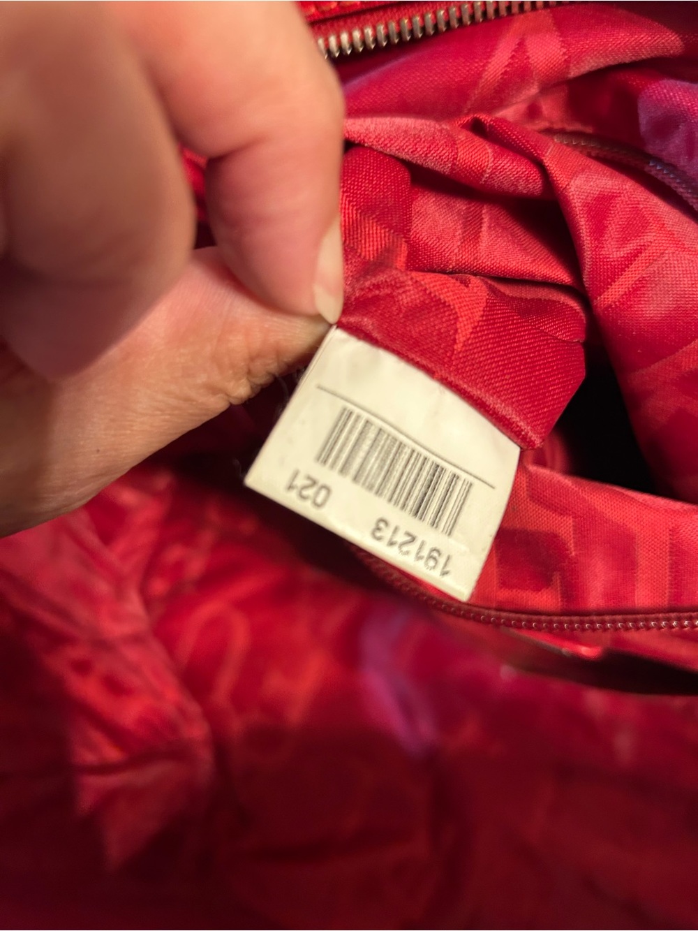 Furla Elena Satchel Saffiano Bright Red Leather Dome Satchel Top Handles READ - Picture 14 of 16